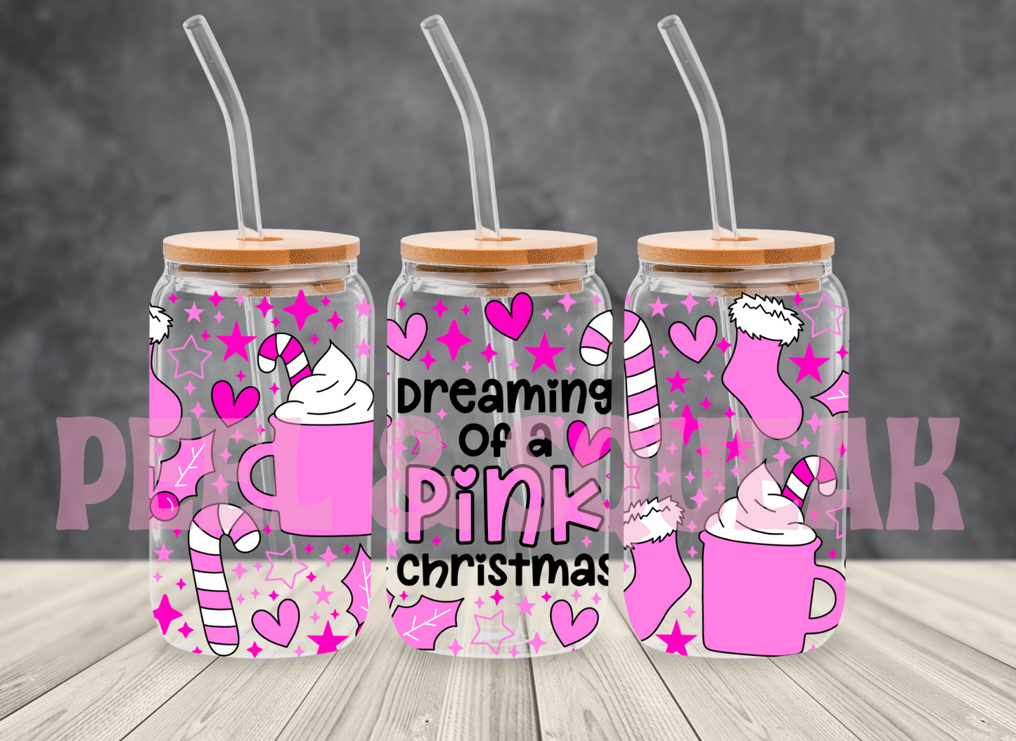 TLES - Dreaming Of A Pink Christmas Libby Wrap