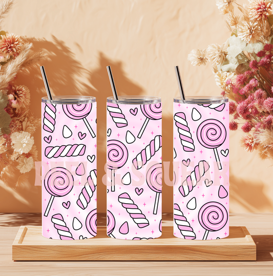 TLES - Pink Candy Tumbler Wrap