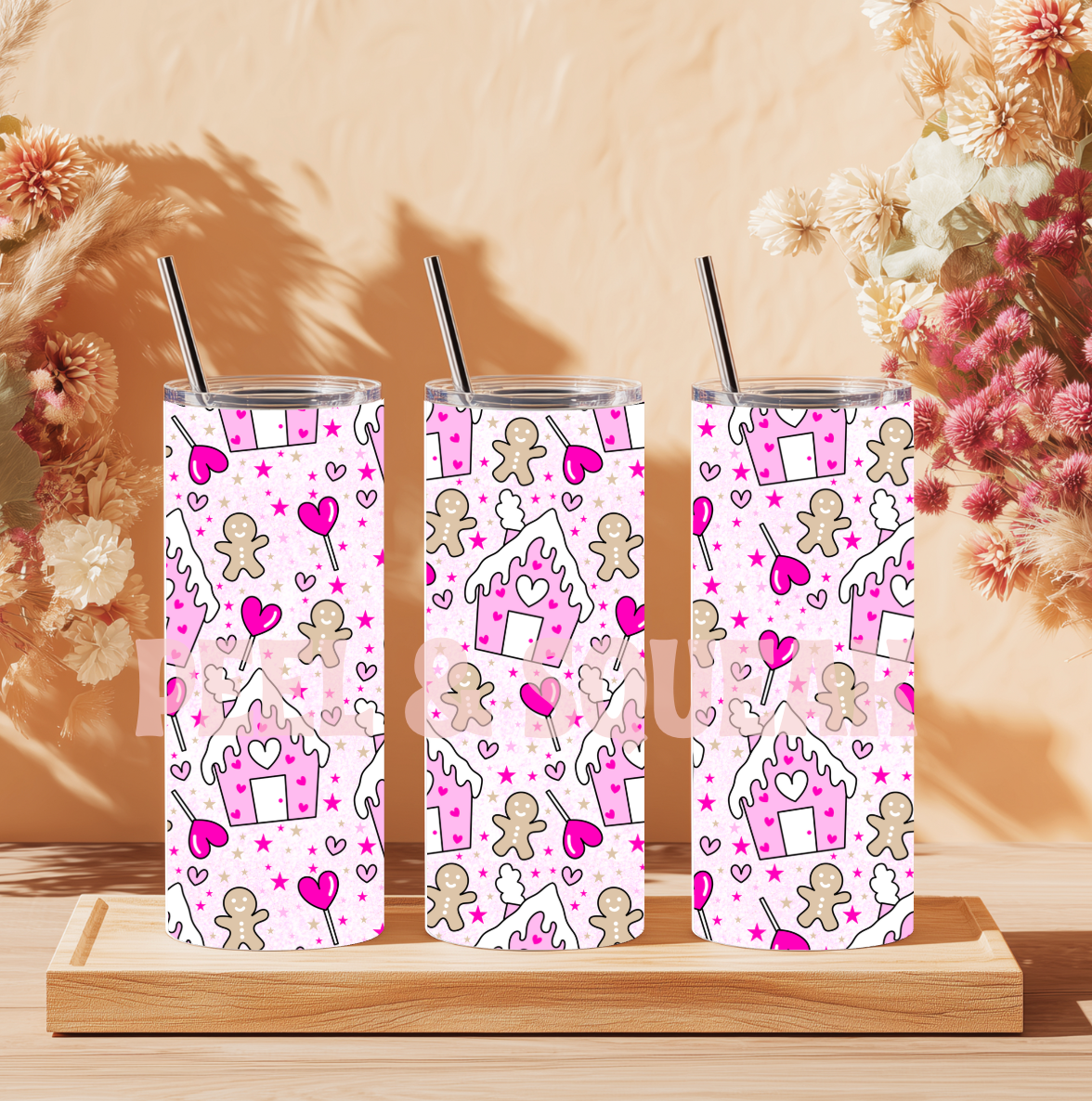 TLES - Gingerbread Tumbler Wrap