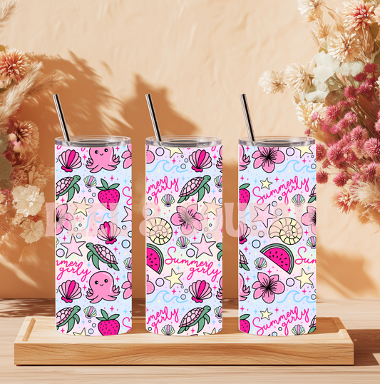 TLES - Summer Girly Tumbler Wrap