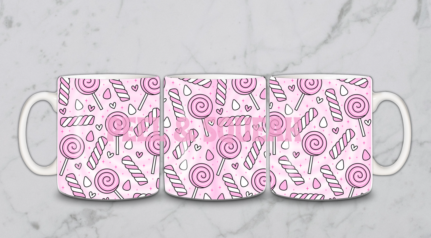 TLES - Pink Candy Mug Wrap