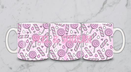 TLES - Pink Candy Mug Wrap