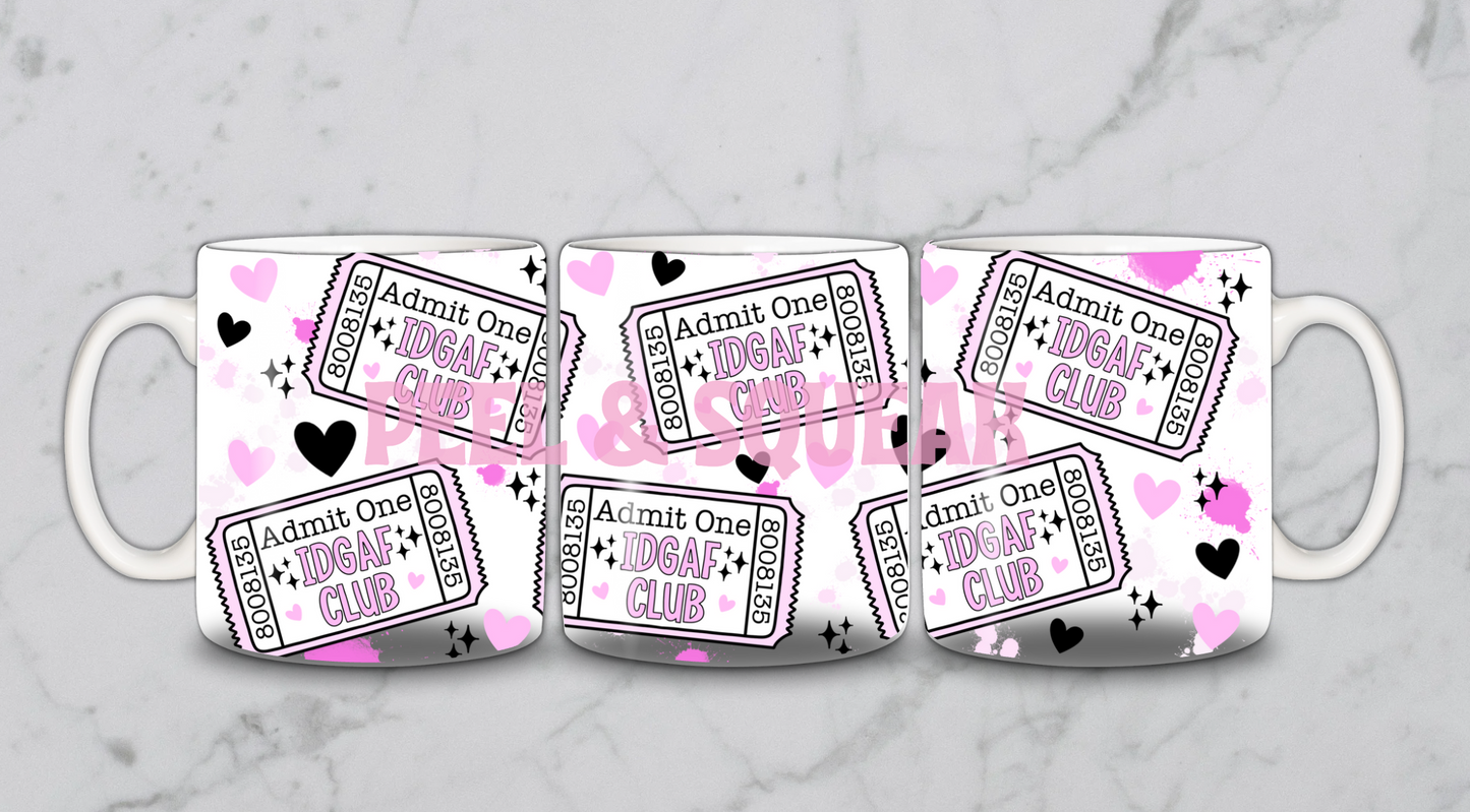 TLES - Admit One (6) Mug Wrap