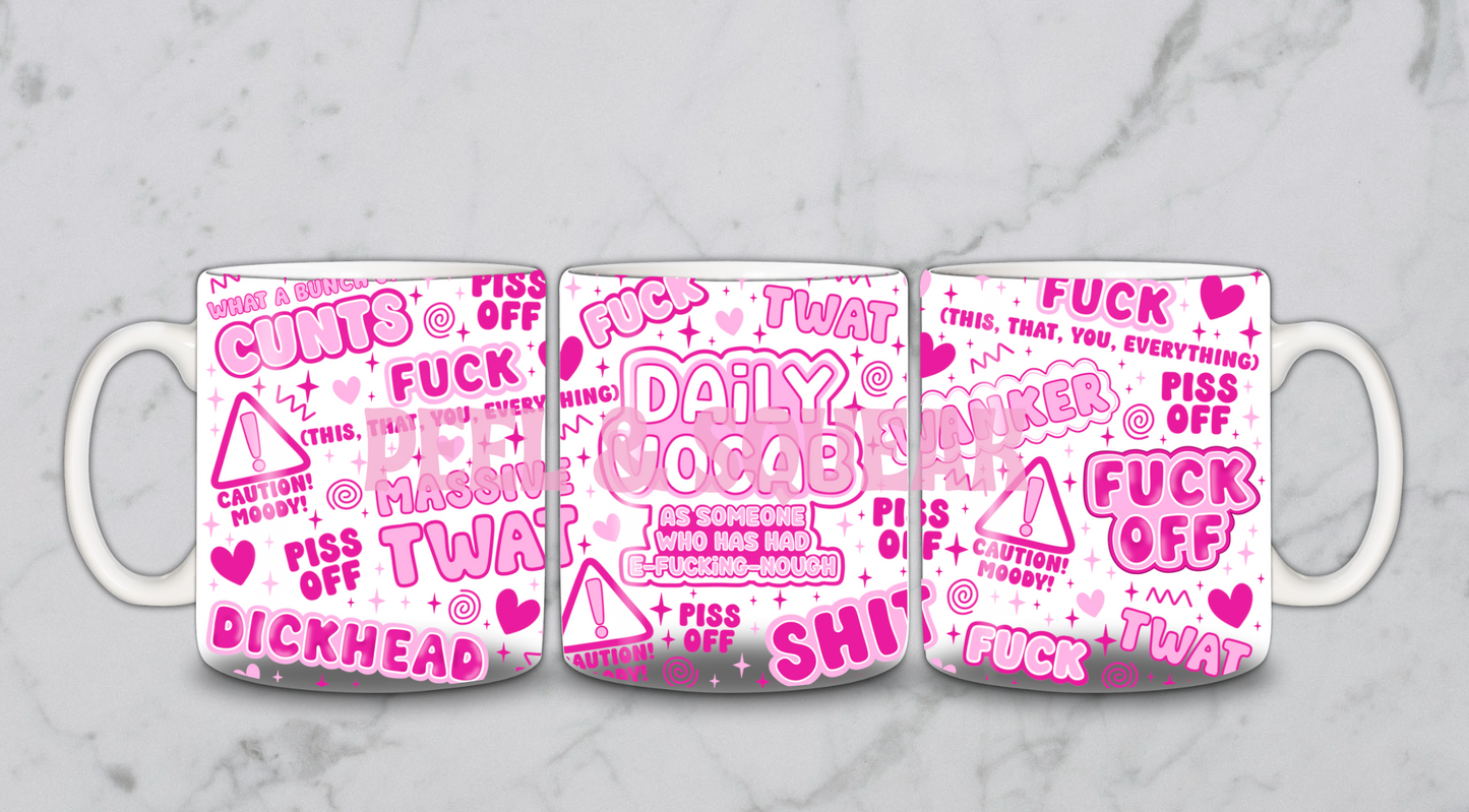 TLES - Daily Vocab Mug Wrap