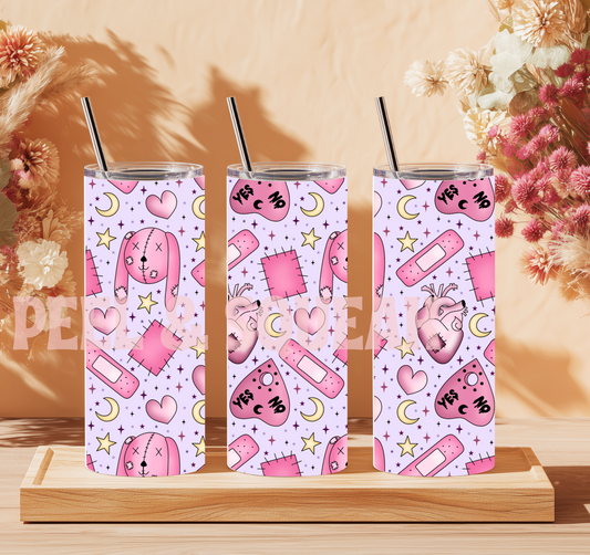 TLES - Pink Bunny Tumbler Wrap