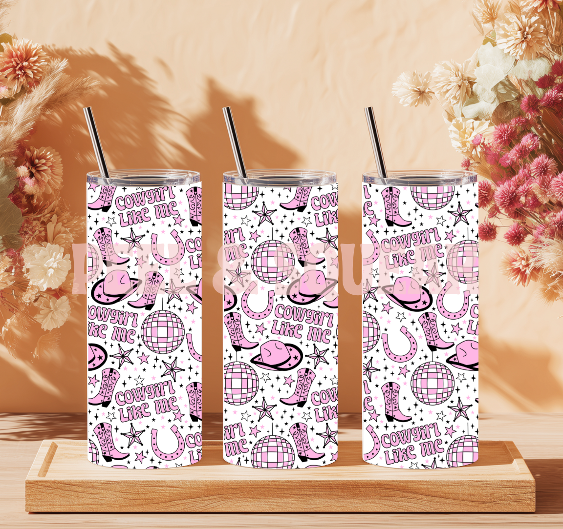 TLES - Cowgirl Tumbler Wrap