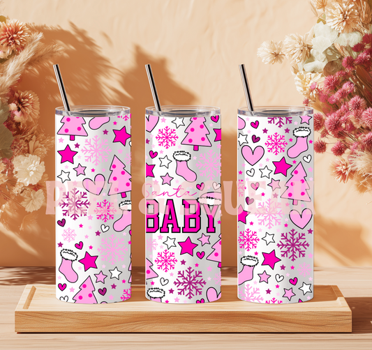 TLES - Santa Baby Tumbler Wrap