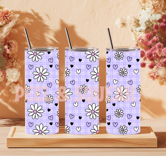 TLES - Purple Daisy Tumbler Wrap