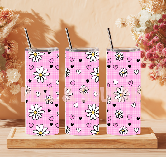 TLES - Pink Daisy Tumbler Wrap