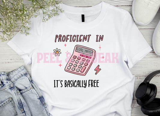 DTF - Proficient In Girl Math