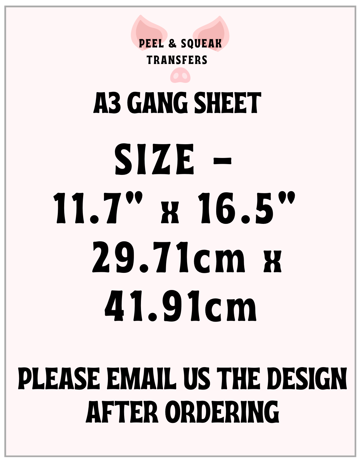 CUSTOM UVDTF - A3 Gang Sheet (PREMADE)