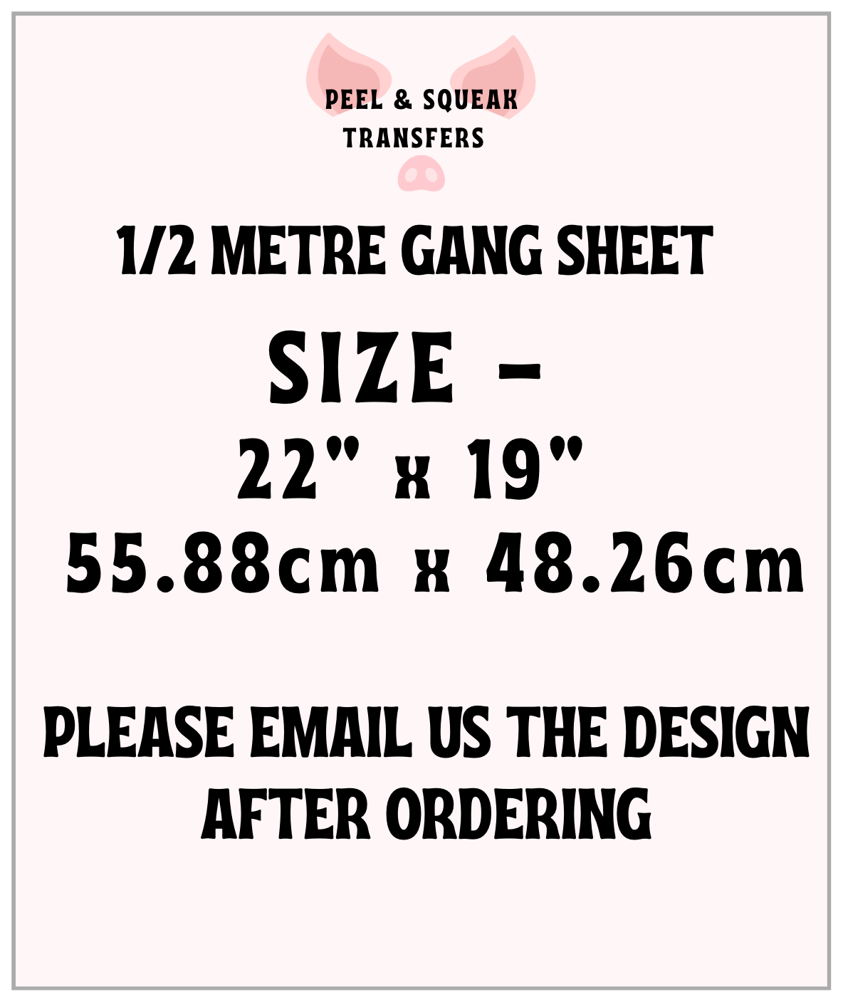 CUSTOM UVDTF - 1/2 Metre Gang Sheet (PREMADE)
