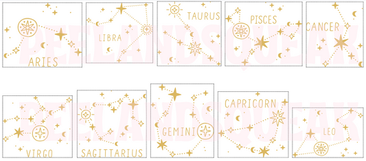 UVDTF- Star Signs