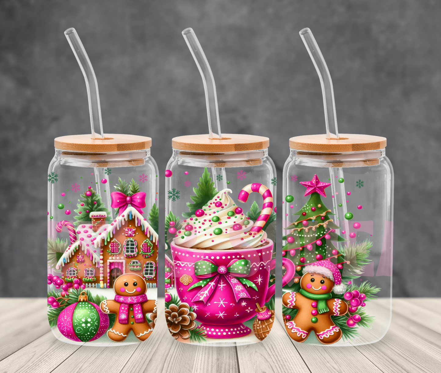 UVDTF - Pink Mug Gingerbread Libby Wrap