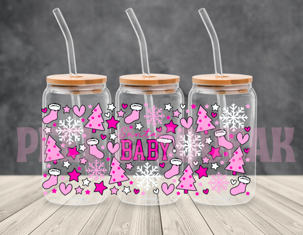 UVDTF - TLES Santa Baby Libby Wrap