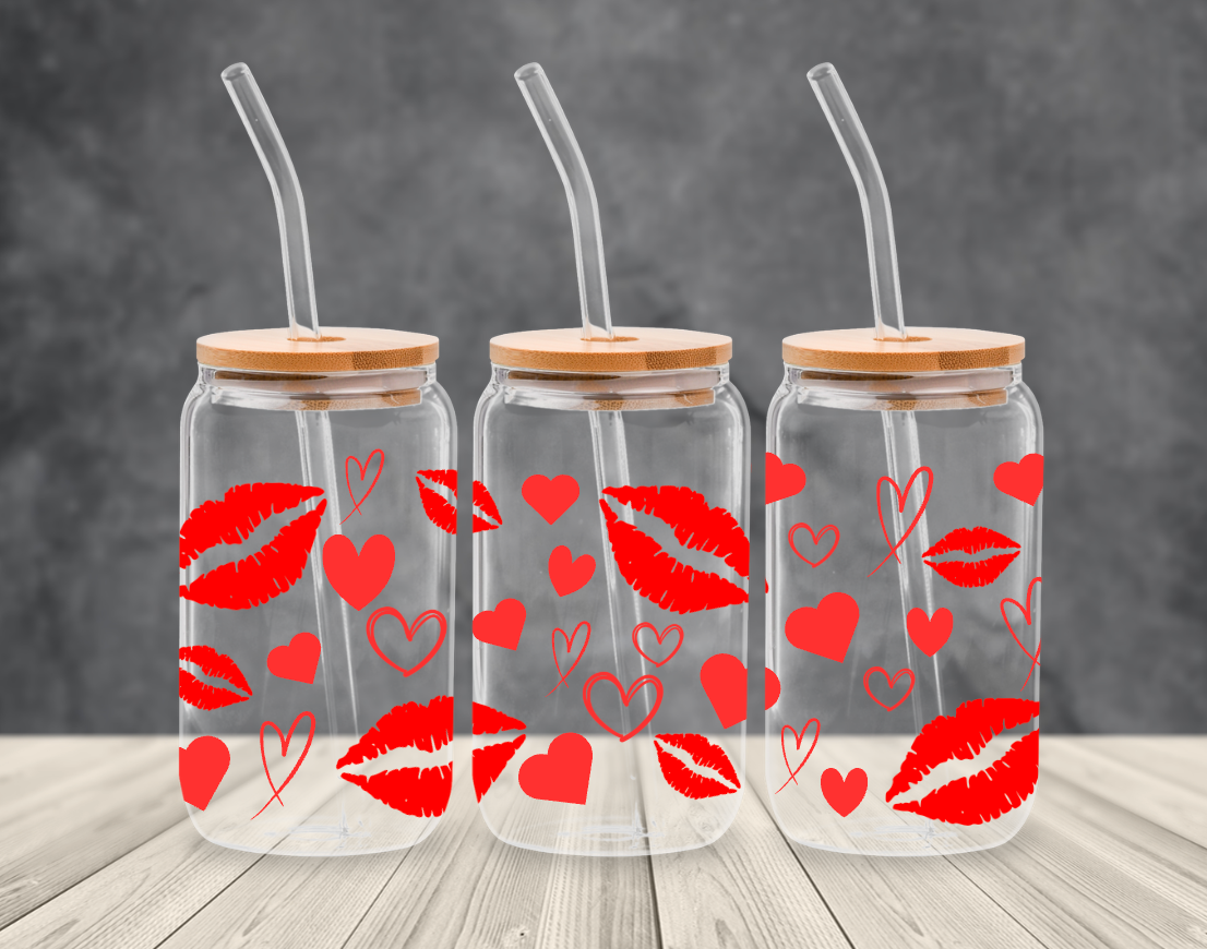 UVDTF - Large Lips Hearts Libby Wrap