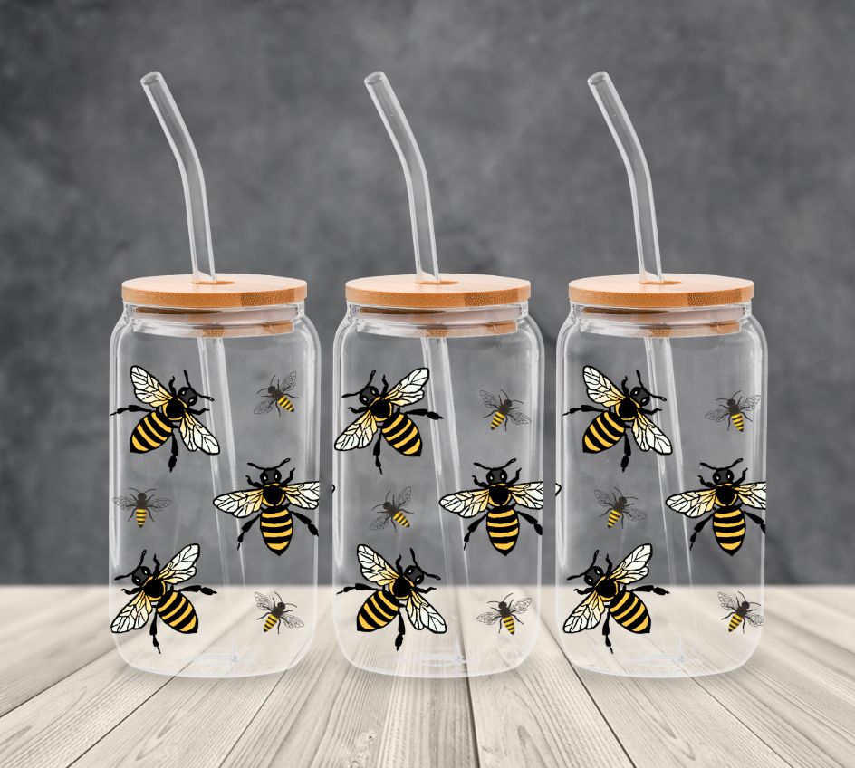 UVDTF - Life Like Bumble Bee & Mini Bees Libby Wrap