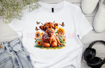 DTF Sunflower / Butterfly Coo #2