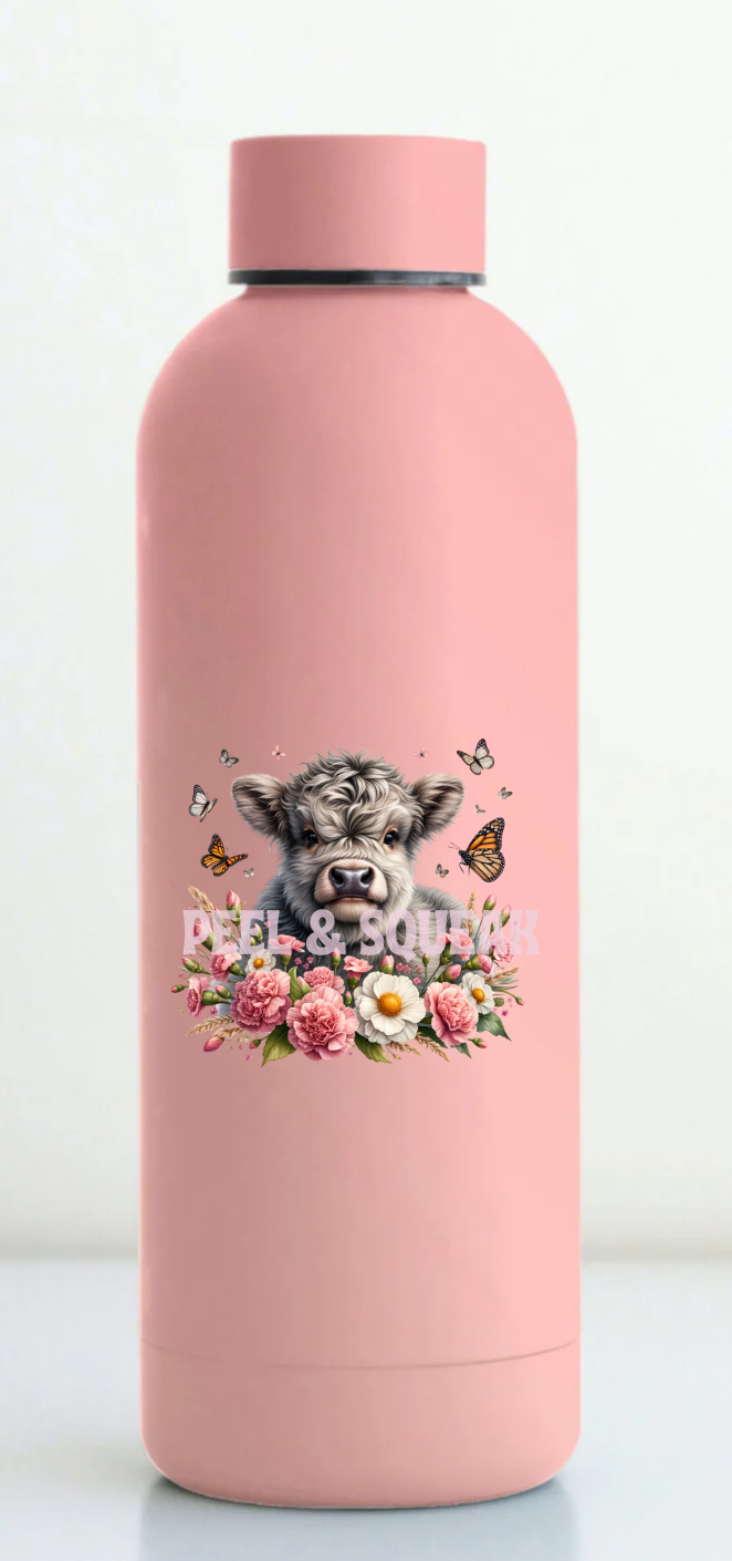 Grey Coo With Floral Wreath Coo #13