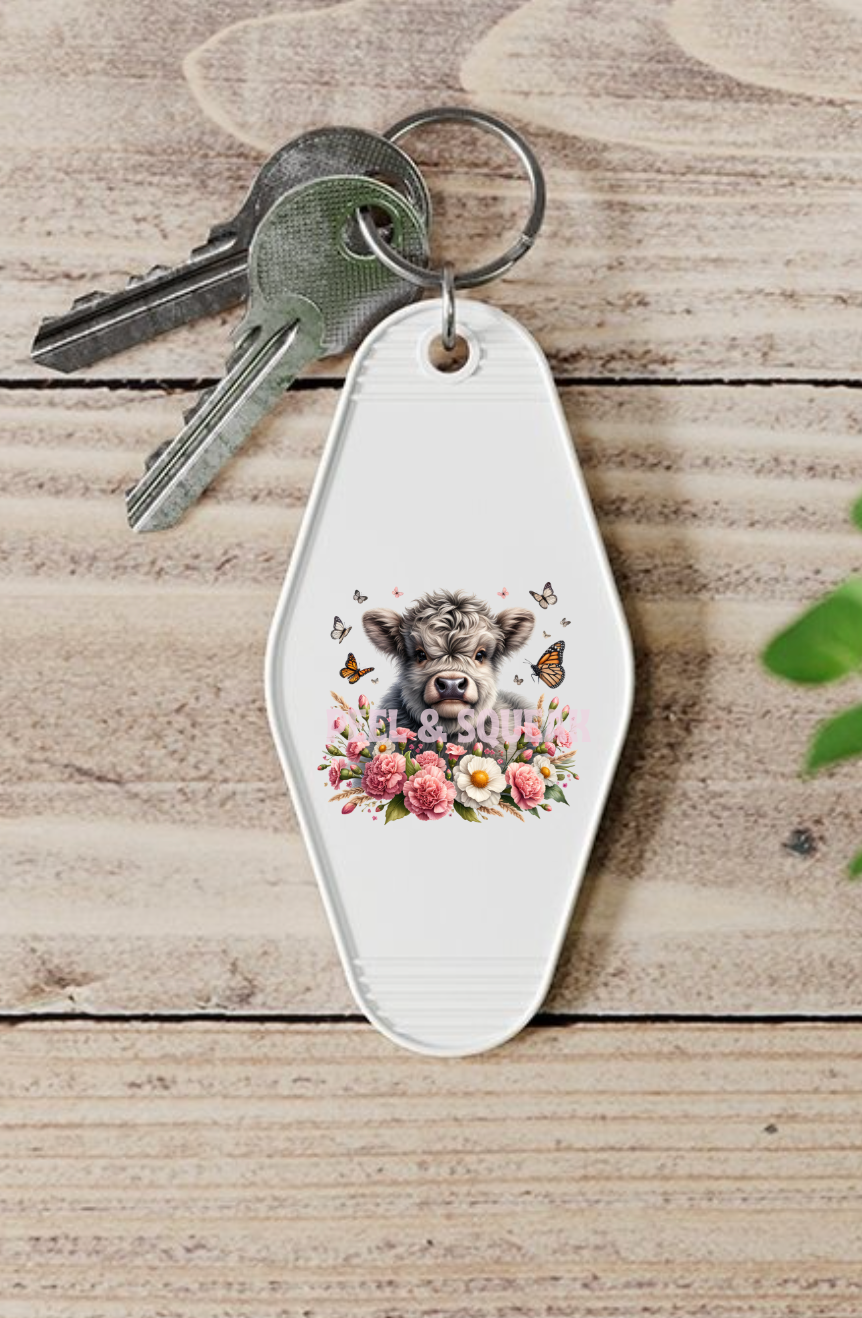 Grey Coo With Floral Wreath Coo #13