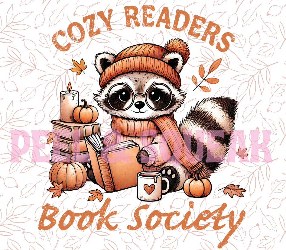 Cozy Readers Book Society Tumbler Wrap
