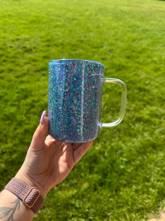 GLASS 15oz  Double Walled Mug