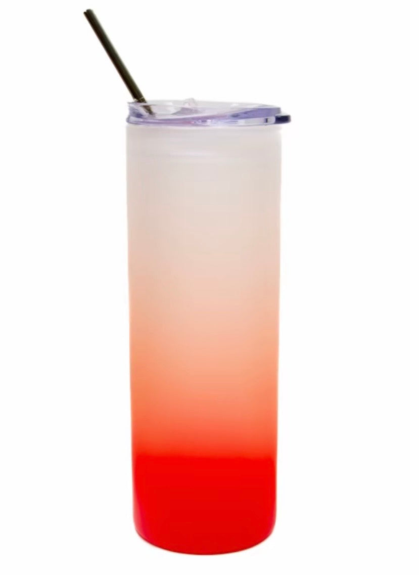 750ml Glass Ombré Tumblers