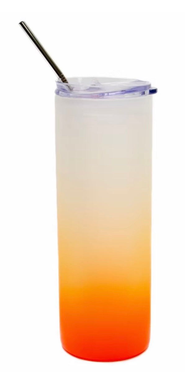 750ml Glass Ombré Tumblers