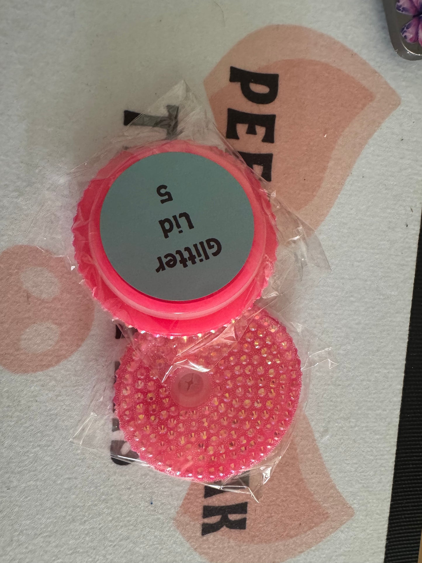 RHINESTONE LIDS