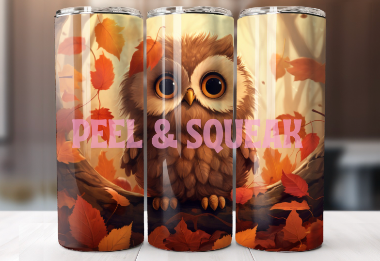 Autumn Owl Tumbler Wrap