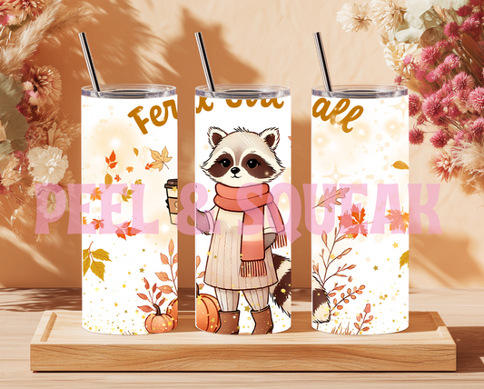 Feral Girl Fall Tumbler Wrap