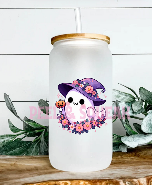 UVDTF - Purple Floral Ghosty