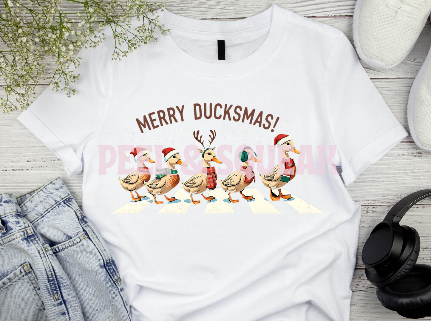 DTF - Merry Duckmas - Duck Crossing