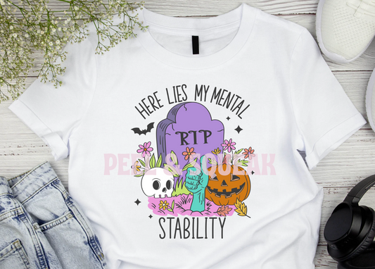 DTF - Here Lies My Mental Stability