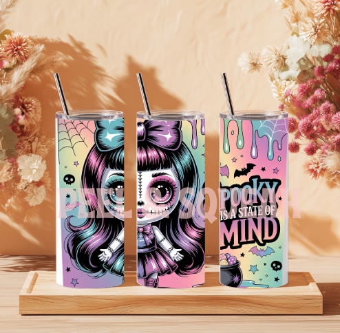 Spooky State Of Mind Tumbler Wrap
