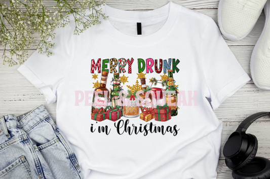 DTF - Merry Drunk I'm Christmas