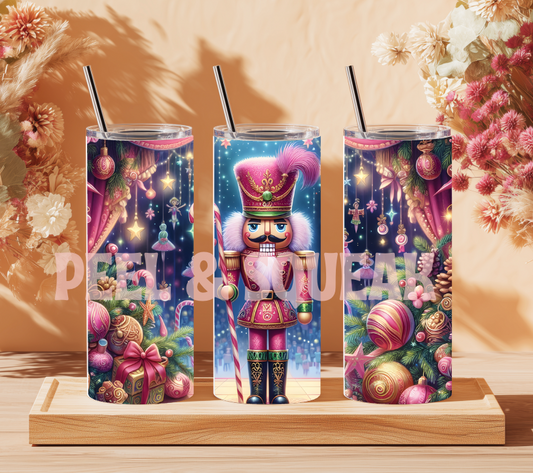 Pink Nutcracker Tumbler Wrap