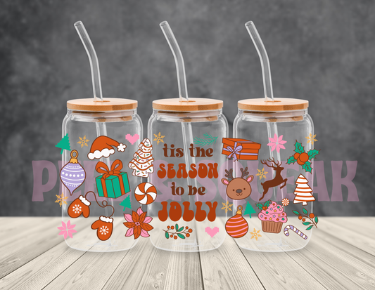 UVDTF - Tis The Season To Be Jolly  Libby Wrap