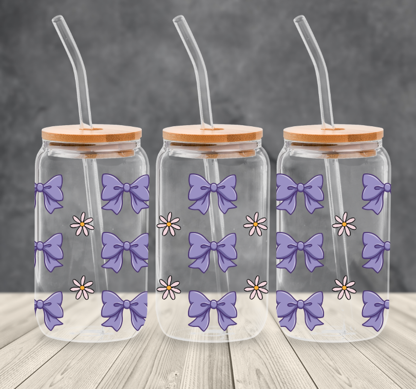 UVDTF - Purple Bows Libby Wrap