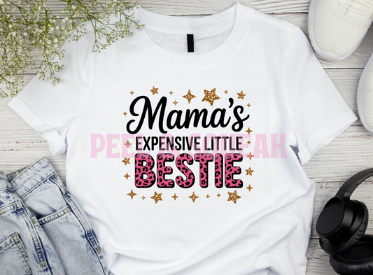 DTF- Mama's Expensive Little Bestie (leopard)