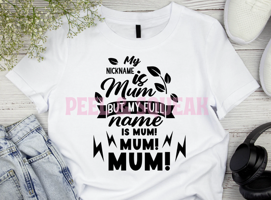 DTF- My Name is Mum (MUM Mum Mum)