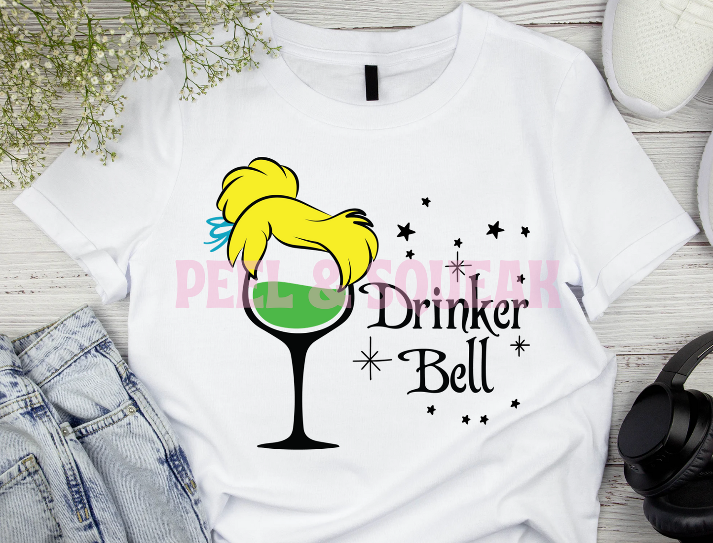 DTF- D Wine Glass Designs