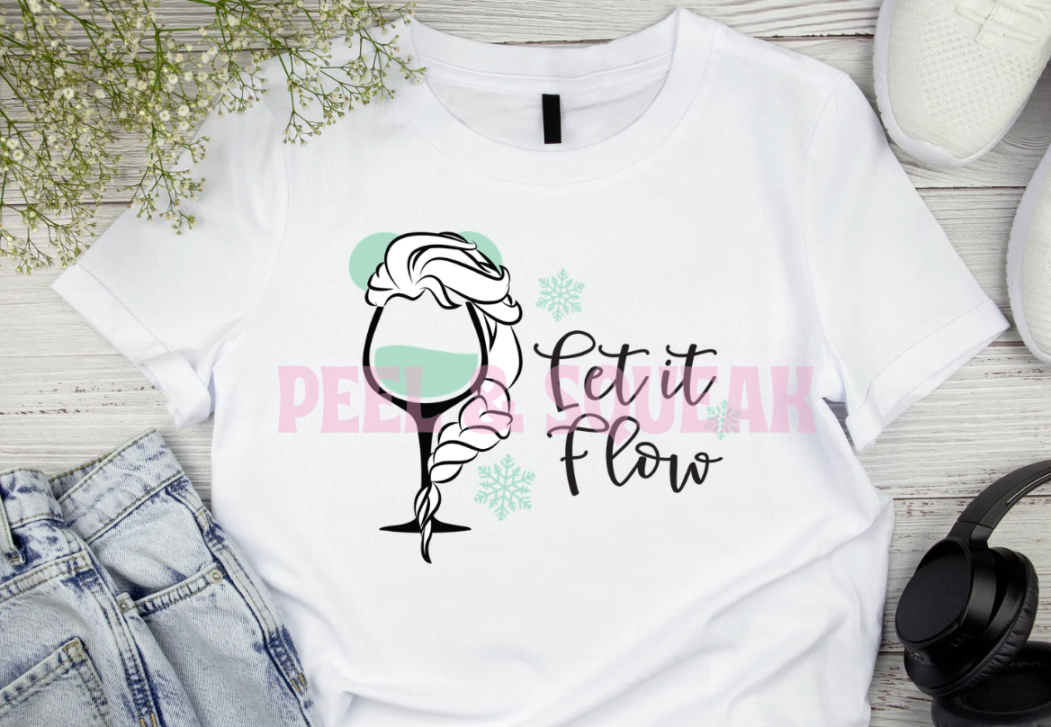 DTF- D Wine Glass Designs