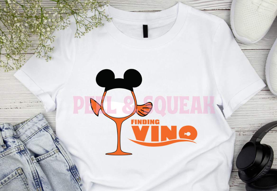 DTF- D Wine Glass Designs