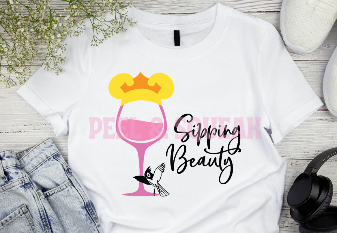 DTF- D Wine Glass Designs